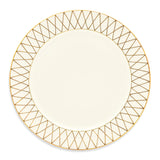 Babos White And Gold Serving Plate