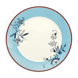 Bloomy Blue Grape Wine Dinner Plate