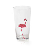 Flamingo Small High Ball Clear Glass