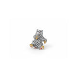 Polar Bear Figurine Hand Painted 24K Gold Accent