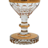 Romantic  Vase Footed 35Cm Gold Finish