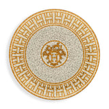 Mosaique Gold Dessert Plate