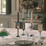 Helen Hand Cut Crystal Candle Holder