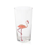 Flamingo Small High Ball Clear Glass