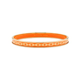 Chain Orange Gold Medium Bangle 6mm