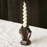 Brooklyn Hand Cut Crystal Candle Holder