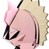 Horse Hand Cut Crystal Bookend