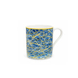 Abstract Mug Blue & Gold