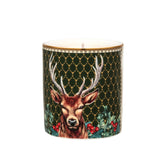 Antler Trellis & Stag Green Unlidded Candle