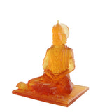 Hand Made Fine Crystal Hanuman Sculpture - Topaz