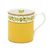 Shell Garden Floral Primula Yellow Mug