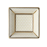 Antler Trellis Ivory & Gold Square Tray