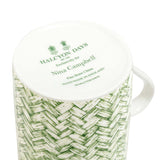 Basket Weave Green Mug