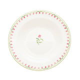 Marguerite Pink Rim Soup Bowl - 9"