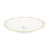 Marguerite Pink Rim Soup Bowl - 9"