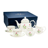 Marguerite Pink Tea Set for Two