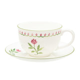 Marguerite Pink Tea Cup & Saucer