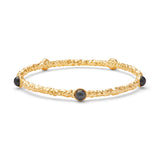 Cabochon Black Gold Bangle