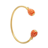 Agama Orange & Gold - Torque Bangle