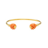 Agama Orange & Gold - Torque Bangle