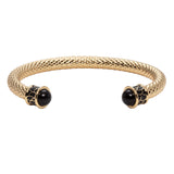 Salamander Black & Gold - Torque Bangle