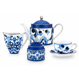 Blu Mediterraneo 15 Pc Tea Set for 6