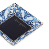 Blu Mediterraneo Porcelain Trinket Tray - 10 x 10 cm