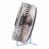 Bottle Coaster Pierced Silver Plated