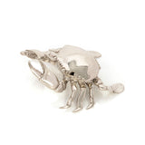 Silver Crab Salt Shaker