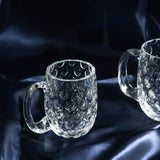 Clear Crystal Beer Mug Small 12 cm