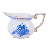 Apponyi Blue 15 Piece Tea Set Hand Painted 24K Gold Accents