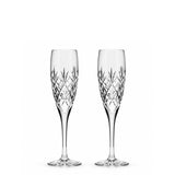 Edinburgh Hand-Cut Crystal Champagne Flutes - 170 ml - Set of 2