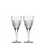 Edinburgh Hand-Cut Crystal White Wine Glasses - 280 ml - Set of 2