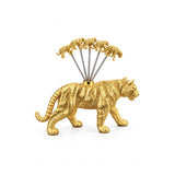 Gold Plated Tiger Cocktail Pick Set
