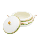 Green Garland Covered Dish