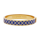 Agama Deep Cobalt & Gold - Hinged Bangle - 1cm