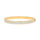 Bee Forget me Not Gold - Hinged Bangle - 6mm