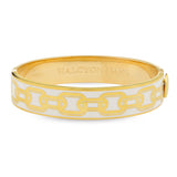 Chain Cream & Gold - Hinged Bangle - 13mm