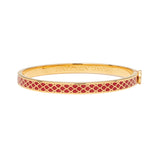 Salamander Red & Gold - Hinged Bangle - 6mm