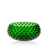 Hobnail Large Bowl Dark Green 23Cm