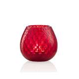 Macramè Candle Holder Small - Red