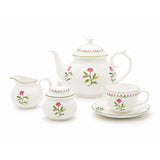 Marguerite Pink Tea Set for 6