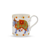 Ceremonial Indian Elephant White Mug
