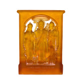Ram Darbar Fine Crystal Topaz Sculpture - 20 Cm