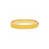 Agama Radiant Yellow & Gold Plated Hinged Bangle 1cm