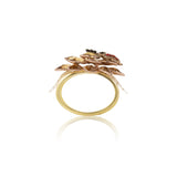 Gold Flower Napkin Ring