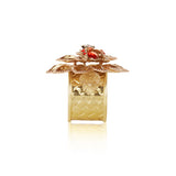 Gold Flower Napkin Ring