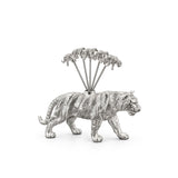 Silver Plated Tiger Cocktail Pick Set