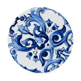 Blu Mediterraneo Charger Plate Foglie