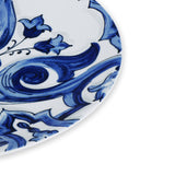 Blu Mediterraneo Charger Plate Foglie